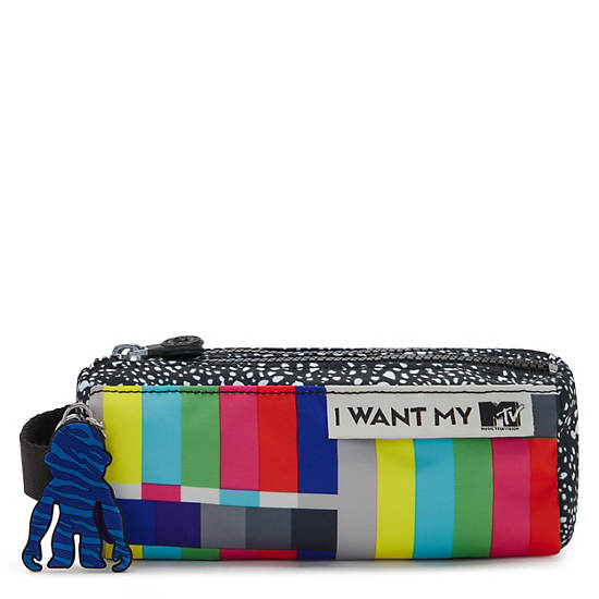 Kipling Allie MTV Pencil Case Taske Flerfarvede | DK 2041AH